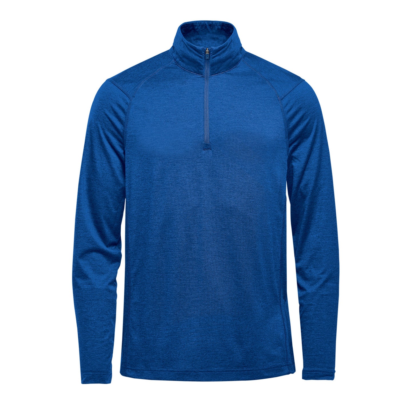 Classic Blue Heather - Front - Stormtech Mens Milano Quarter Zip Jumper