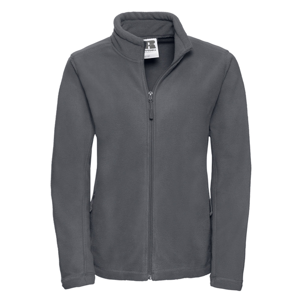 Convoy Grey - Front - Russell Womens-Ladies Full Zip Outdoor Fleece Jacket