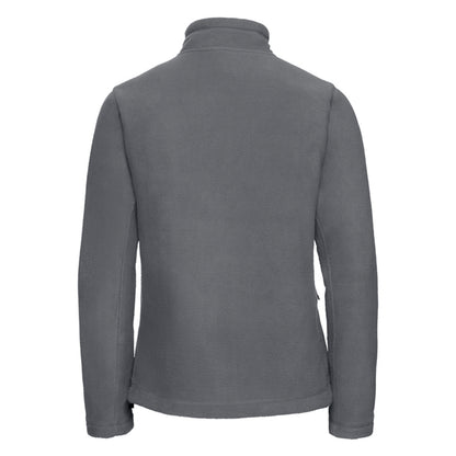 Convoy Grey - Back - Russell Womens-Ladies Full Zip Outdoor Fleece Jacket