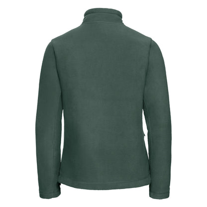 Bottle Green - Back - Russell Womens-Ladies Full Zip Outdoor Fleece Jacket