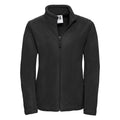 Black - Front - Russell Womens-Ladies Full Zip Outdoor Fleece Jacket