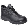 Black - Front - Portwest Unisex Steelite Protector Safety Boot S1P (FW10) - Workwear