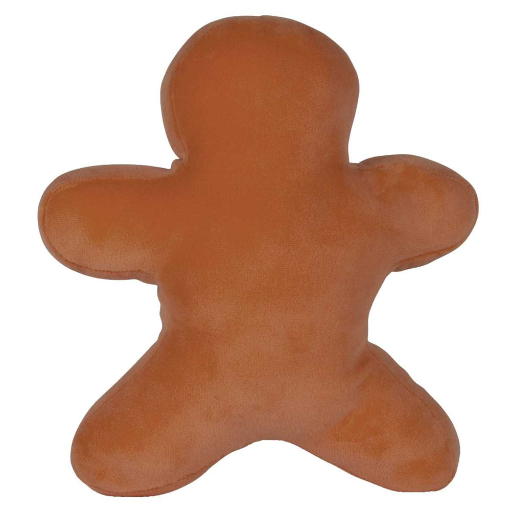 Brown - Back - Mumbles Squidgys Gingerbread Man Plush Toy
