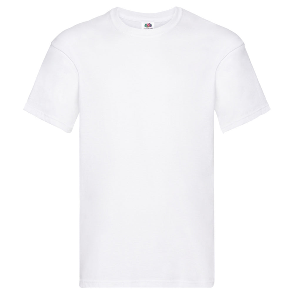 White - Front - Fruit of the Loom Unisex Adult Original T-Shirt