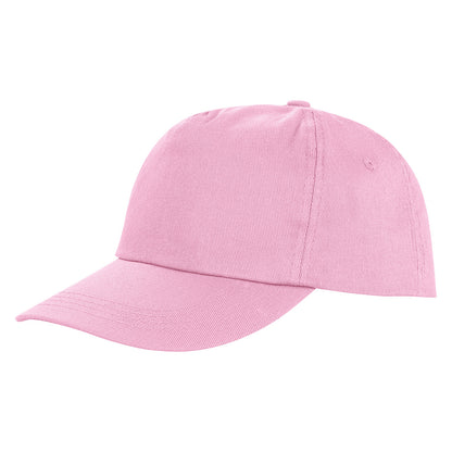 Pink - Back - Result Headwear Houston 5 Panel Cap