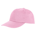 Pink - Back - Result Headwear Houston 5 Panel Cap