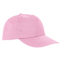 Pink - Front - Result Headwear Houston 5 Panel Cap