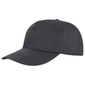 Black - Back - Result Headwear Houston 5 Panel Cap