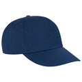 Navy - Front - Result Headwear Houston 5 Panel Cap