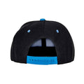 Black-Azure - Back - Result Headwear Original Bronx Flat Snapback Cap
