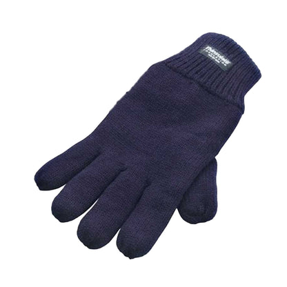 Navy - Front - Result Winter Essentials Unisex Adult Lined Thinsulate Winter Gloves