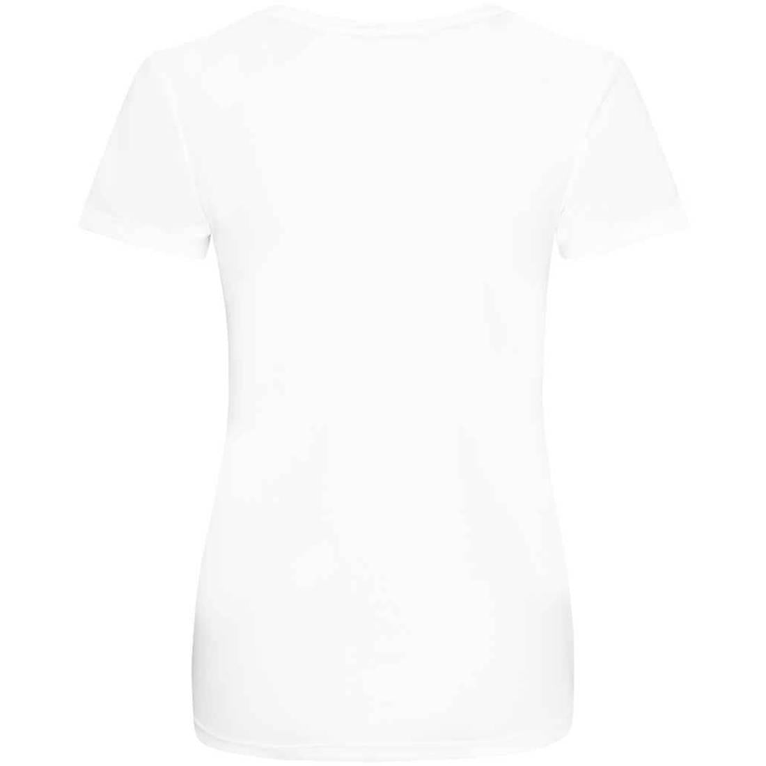 Arctic White - Back - Awdis Womens-Ladies Cool Smooth T-Shirt