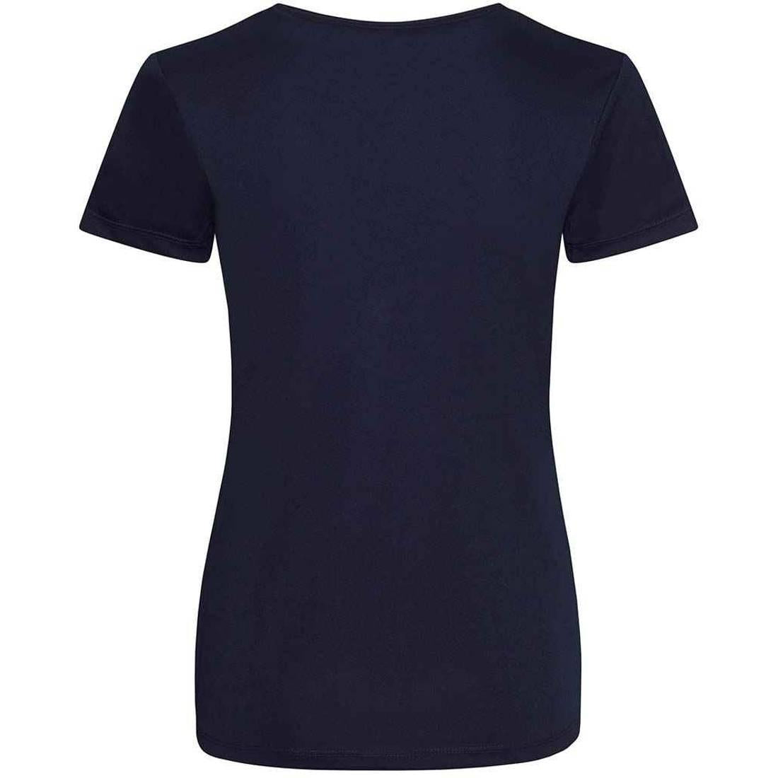 French Navy - Back - Awdis Womens-Ladies Cool Smooth T-Shirt