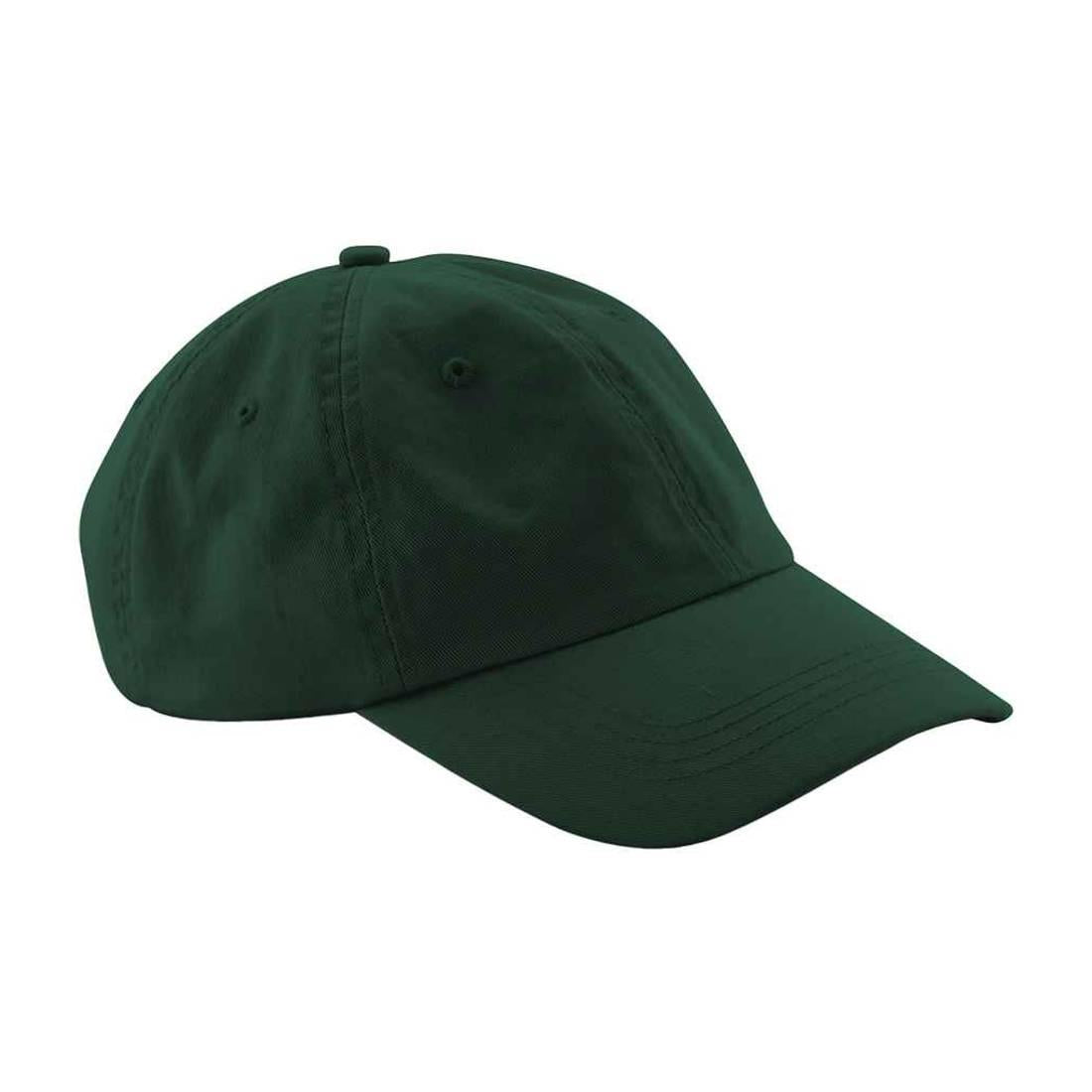 Bottle Green - Front - Beechfield 6 Panel Low Profile Dad Hat