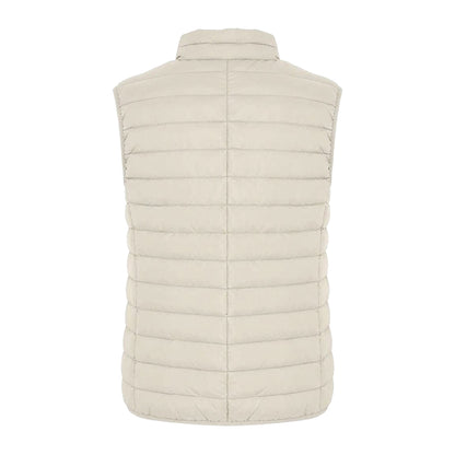 Sand - Back - New Morning Studios Womens-Ladies Lightweight Puffer Gilet