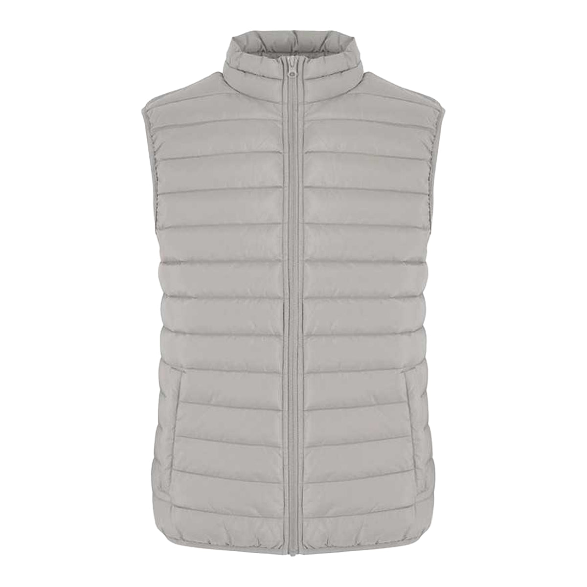 Light Asphalt - Front - New Morning Studios Womens-Ladies Lightweight Puffer Gilet