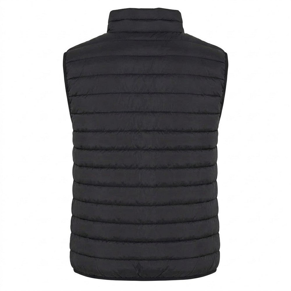 Black - Back - New Morning Studios Womens-Ladies Lightweight Puffer Gilet