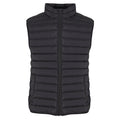 Black - Front - New Morning Studios Womens-Ladies Lightweight Puffer Gilet