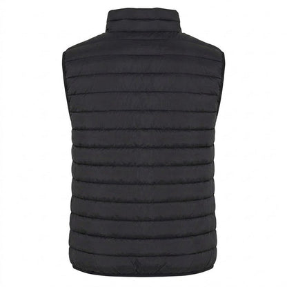 Black - Back - New Morning Studios Womens-Ladies Lightweight Puffer Gilet