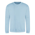 Ice Blue - Front - Awdis Mens Crew Neck Sweatshirt