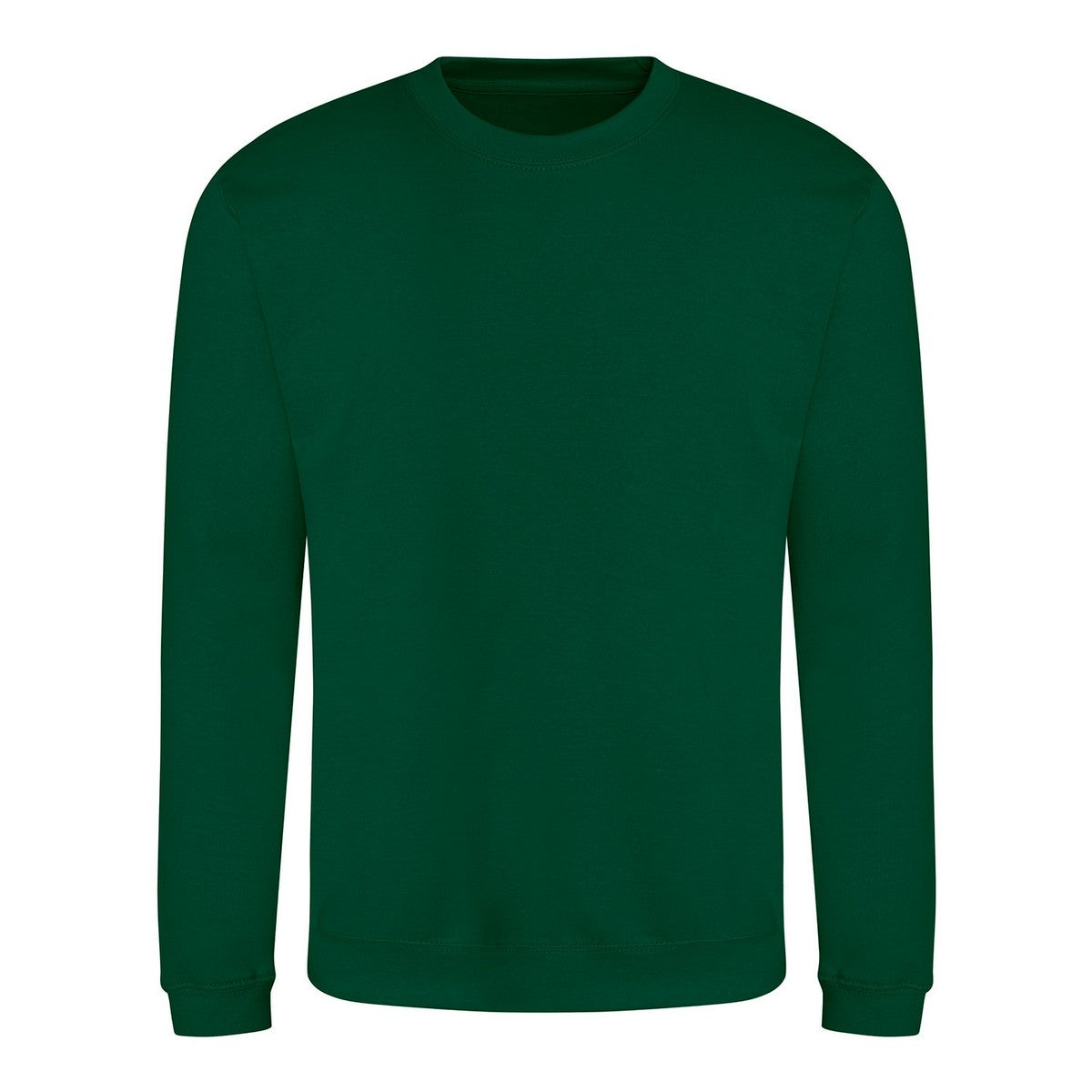 Rainforest Green - Front - Awdis Mens Crew Neck Sweatshirt