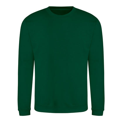 Rainforest Green - Front - Awdis Mens Crew Neck Sweatshirt