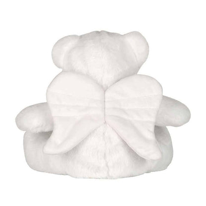 White - Back - Mumbles Angel Bear Plush Toy