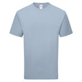 Mineral Blue - Front - Fruit of the Loom Unisex Adult Cotton T-Shirt