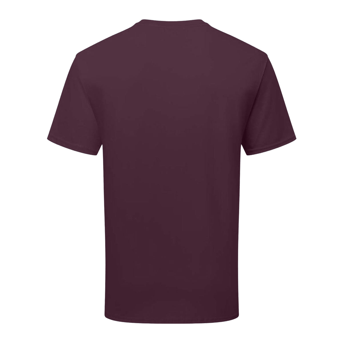 Dark Plum - Back - Fruit of the Loom Unisex Adult Cotton T-Shirt