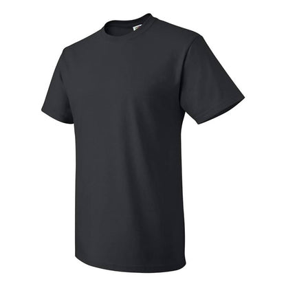 Black - Side - Fruit of the Loom Unisex Adult Cotton T-Shirt