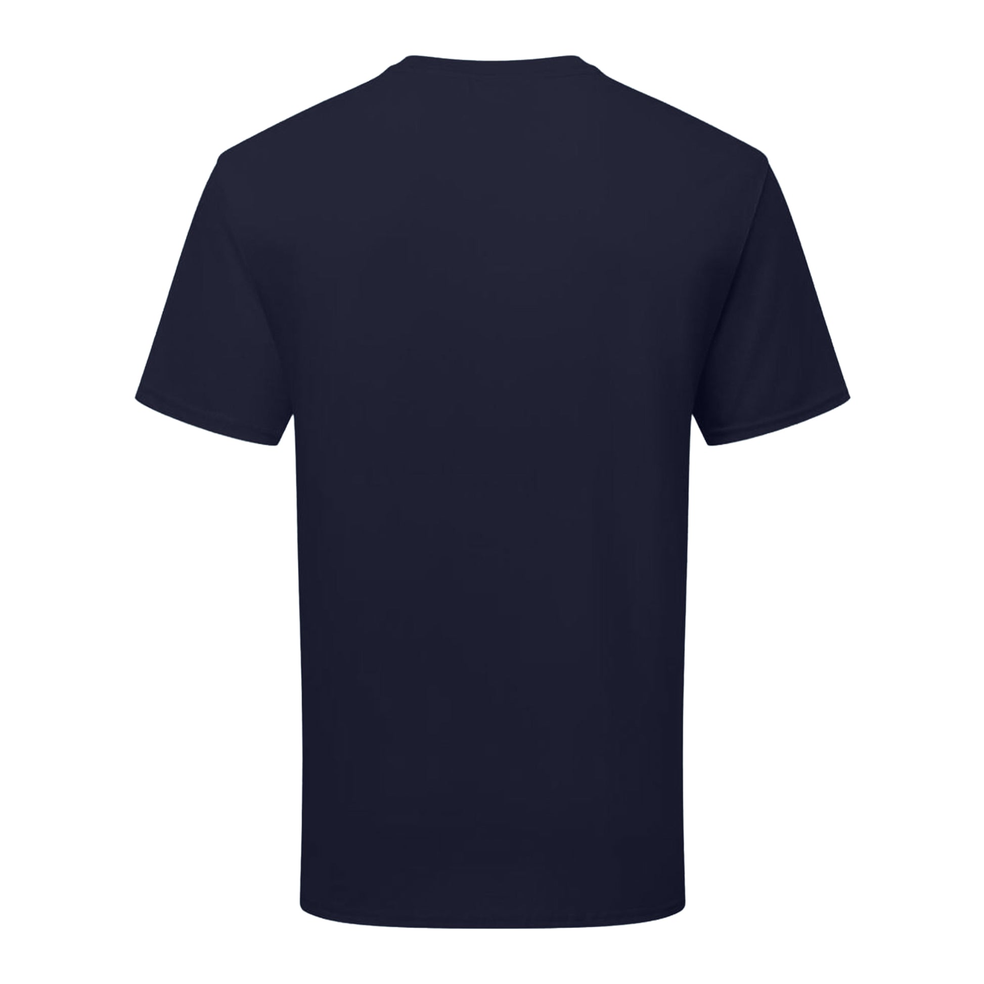 Deep Navy - Back - Fruit of the Loom Unisex Adult Cotton T-Shirt