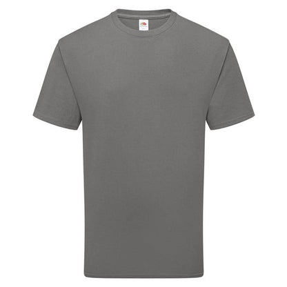 Light Graphite - Front - Fruit of the Loom Unisex Adult Cotton T-Shirt