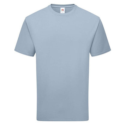 Mineral Blue - Front - Fruit of the Loom Unisex Adult Cotton T-Shirt