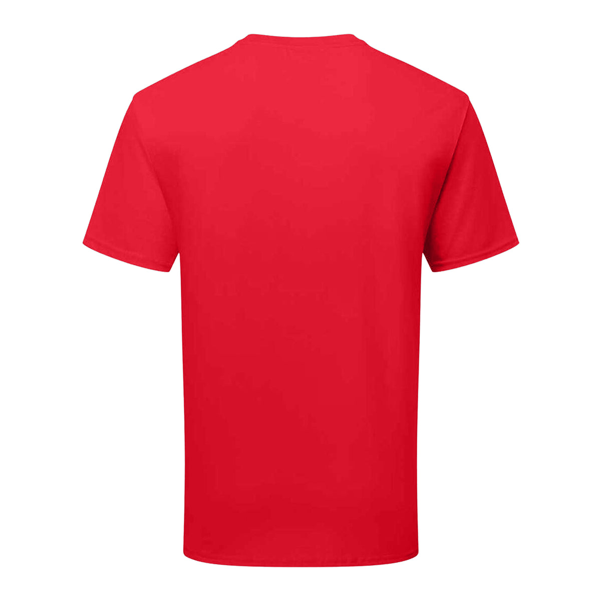 Red - Back - Fruit of the Loom Unisex Adult Cotton T-Shirt