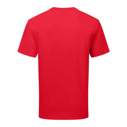 Red - Back - Fruit of the Loom Unisex Adult Cotton T-Shirt