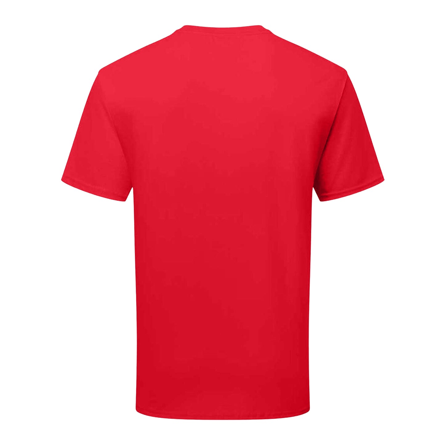 Red - Back - Fruit of the Loom Unisex Adult Cotton T-Shirt
