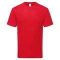 Red - Front - Fruit of the Loom Unisex Adult Cotton T-Shirt