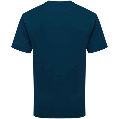 Mountain Blue - Back - Fruit of the Loom Unisex Adult Cotton T-Shirt