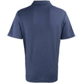 Navy - Back - Premier Mens Studded Polo Shirt