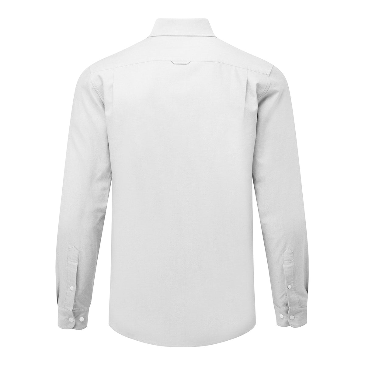 White - Back - Asquith & Fox Mens Oxford Long-Sleeved Formal Shirt