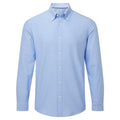 Blue - Front - Asquith & Fox Mens Oxford Long-Sleeved Formal Shirt
