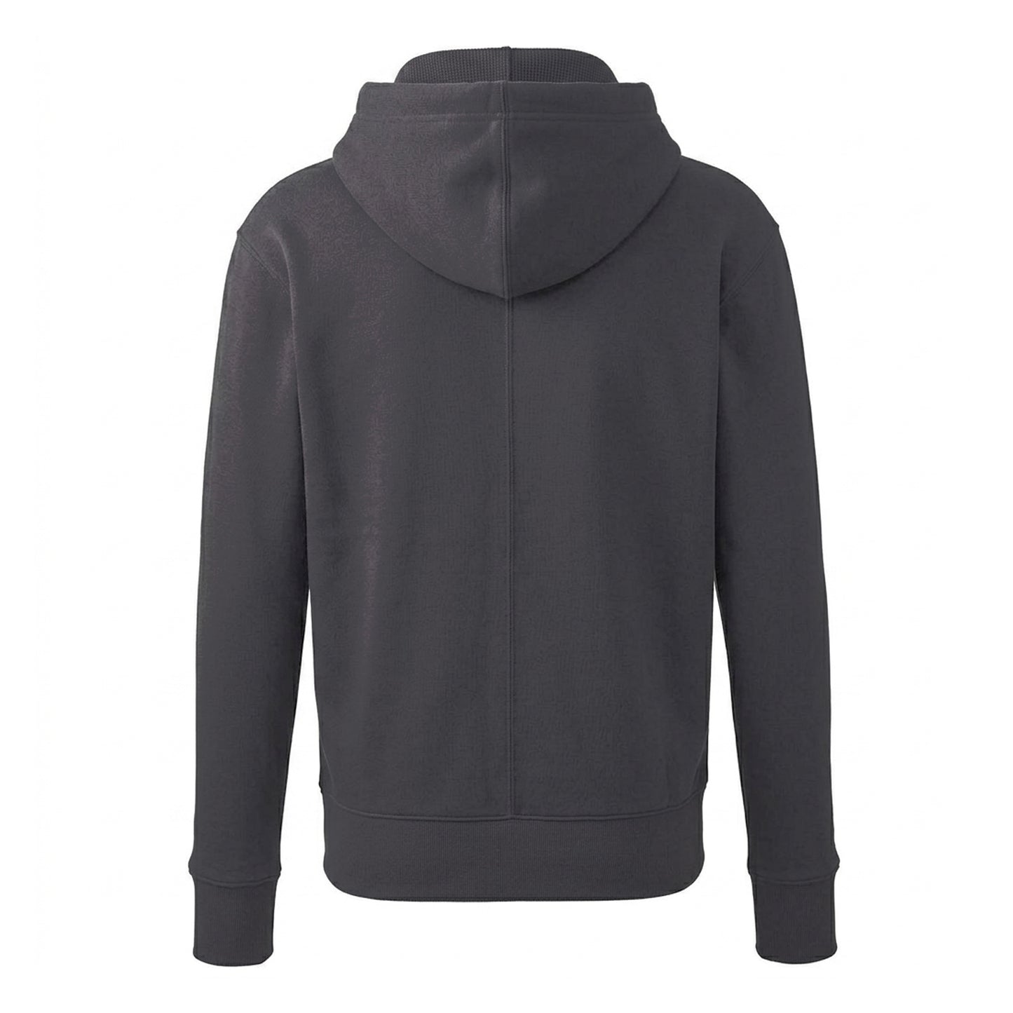 Solid Charcoal - Back - Awdis Unisex Adult Signature Heavyweight Hoodie