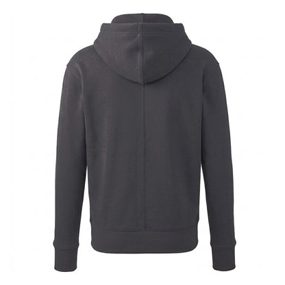Solid Charcoal - Back - Awdis Unisex Adult Signature Heavyweight Hoodie