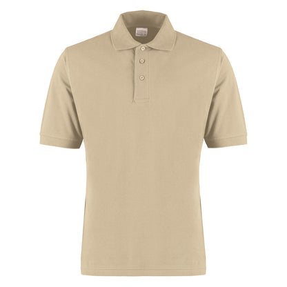 Sand - Front - Kustom Kit Mens Classic Polo Shirt