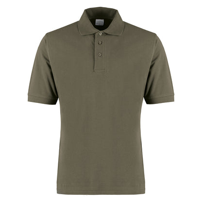 Camo Green - Front - Kustom Kit Mens Classic Polo Shirt