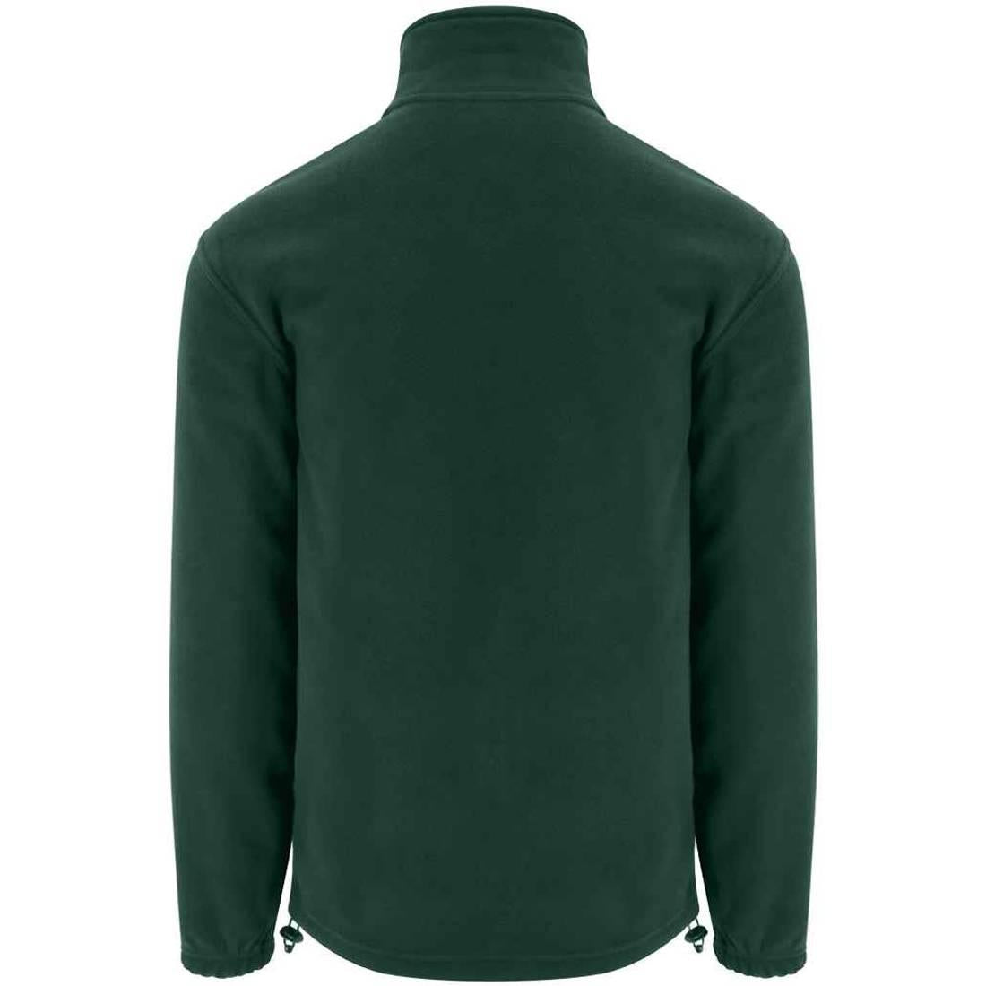 Bottle Green - Back - PRO RTX Mens Fleece Jacket