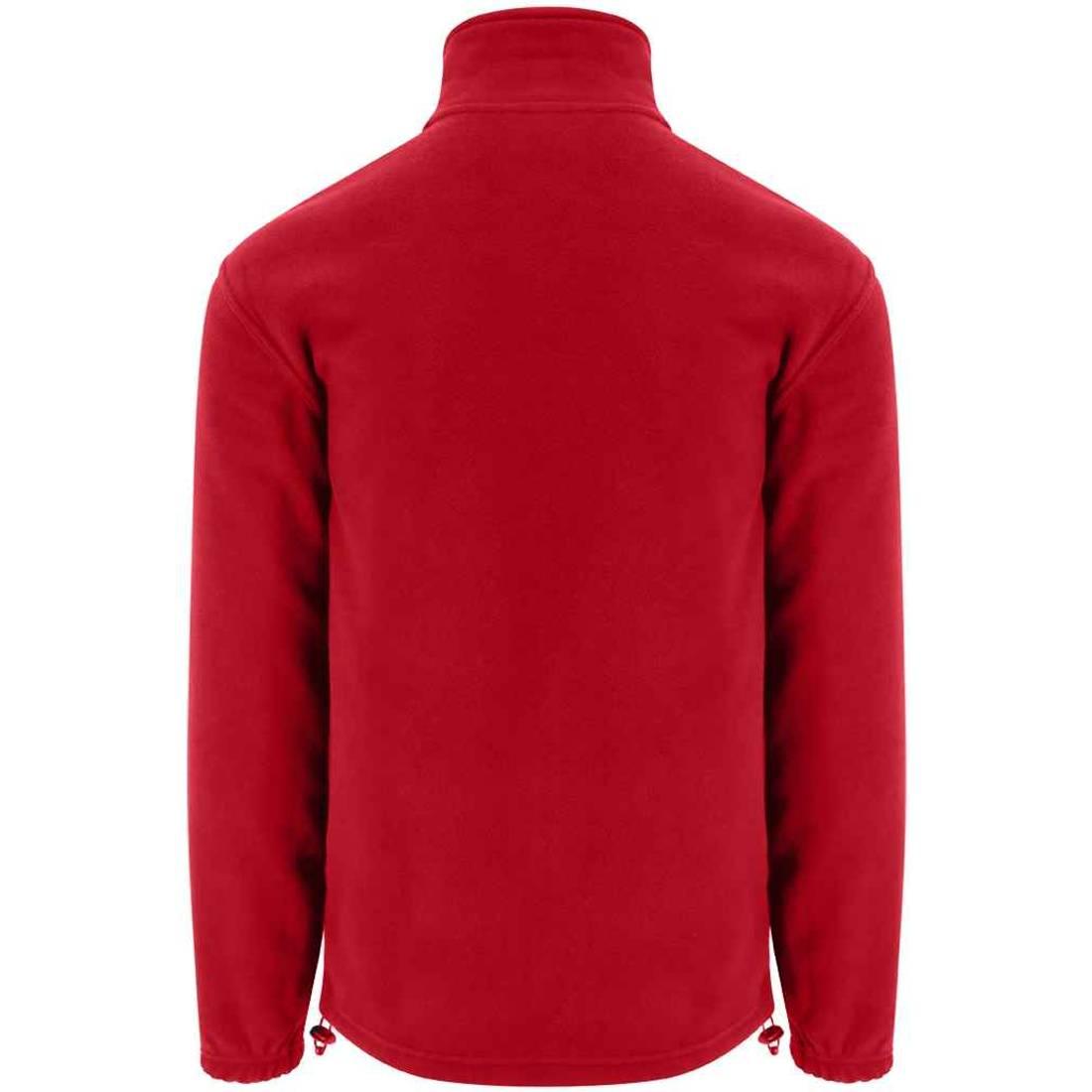 Red - Back - PRO RTX Mens Fleece Jacket