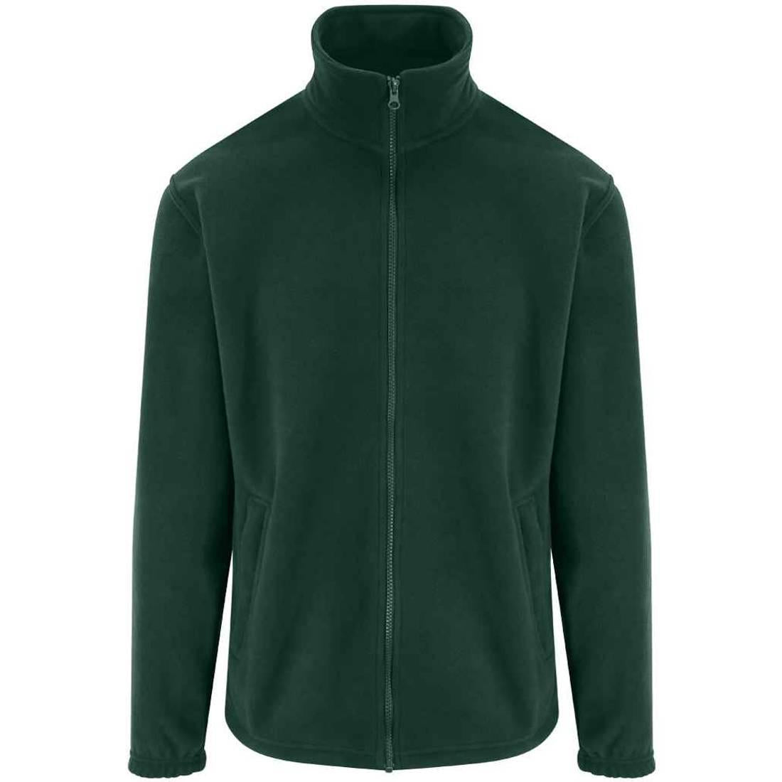 Bottle Green - Front - PRO RTX Mens Fleece Jacket