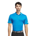 Bright Blue - Back - Adidas Mens Performance Polo Shirt