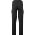 Black - Back - Premier Unisex Adult Stretchchecker Cargo Trousers
